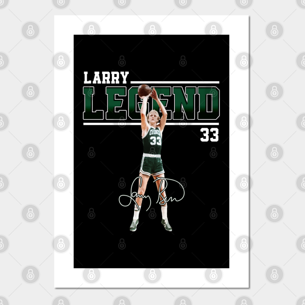Larry Bird Legend Air Bird Basketball Signature Vintage Retro 80s 90s Bootleg Rap Style - Larry